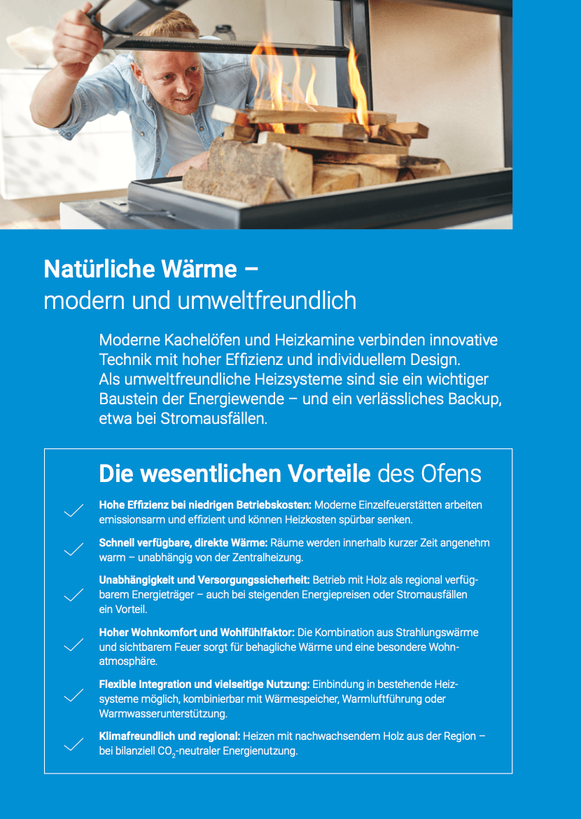 Kamin- und Kachel&ouml;fen